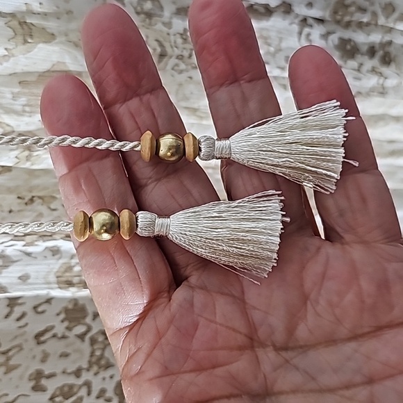 Ruby Road maxi sheer skirt. Size 14 Elastic waist with tie. White/gray. Flowie. - Picture 5 of 10